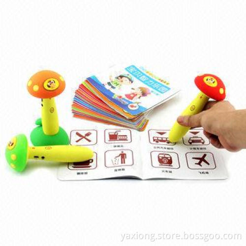 2014 mushroom voice reading pen, friendly ABS materials